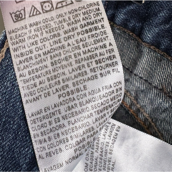 LEVIS 514 Slim Straight Jeans 30x32 Blue Medium Wash Cotton Denim Casual Pants - Picture 8 of 14